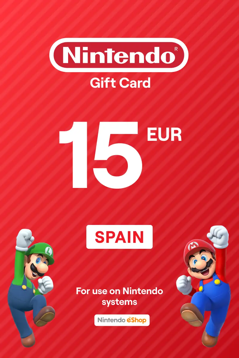 Nintendo eShop 15 EUR Gift Card (Spain) - Digital Key