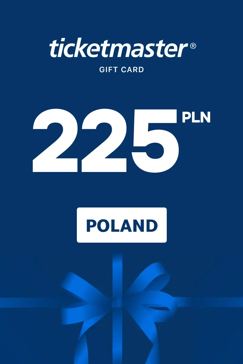 Ticketmaster 225 PLN Gift Card (Poland) - Digital Key