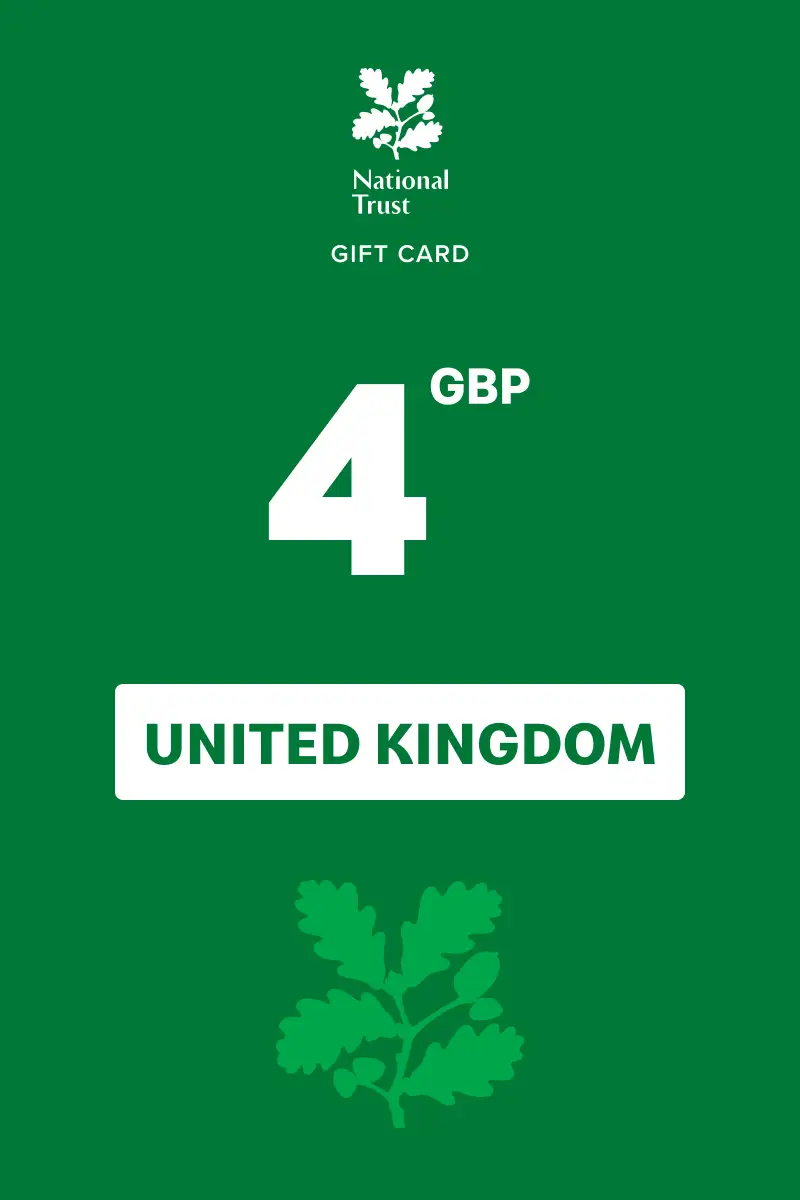 National Trust 4 GBP Gift Card (United Kingdom) - Digital Key