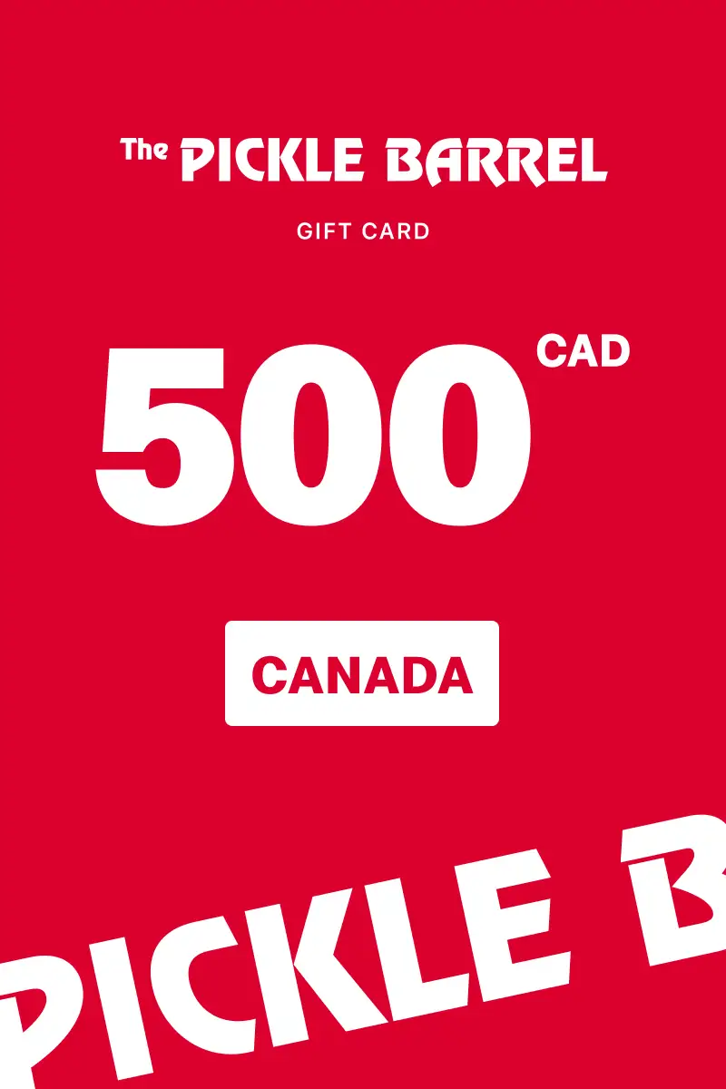 The Pickle Barrel 500 CAD Gift Card (Canada) - Digital Key