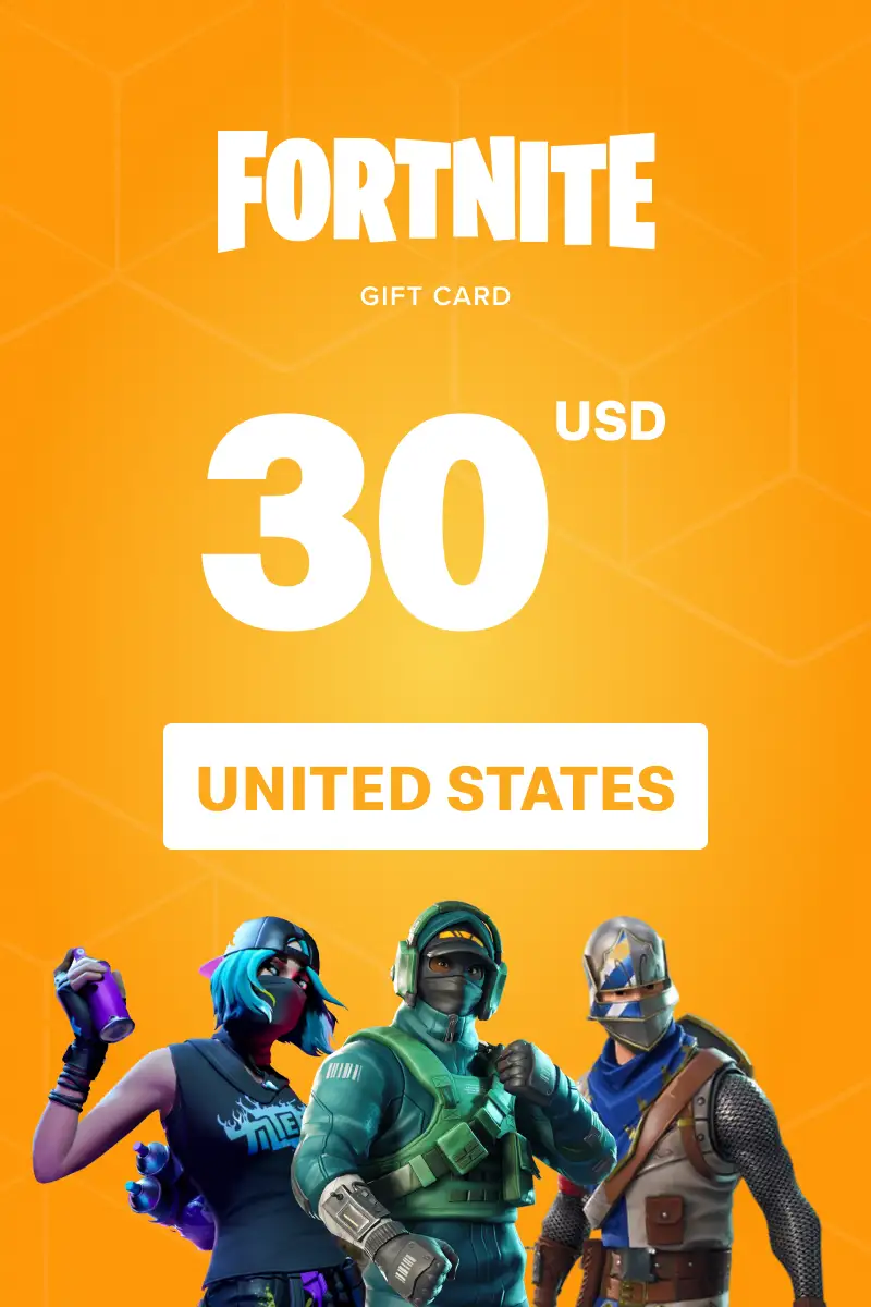 Fortnite 30 USD Gift Card (United States) - Digital Key