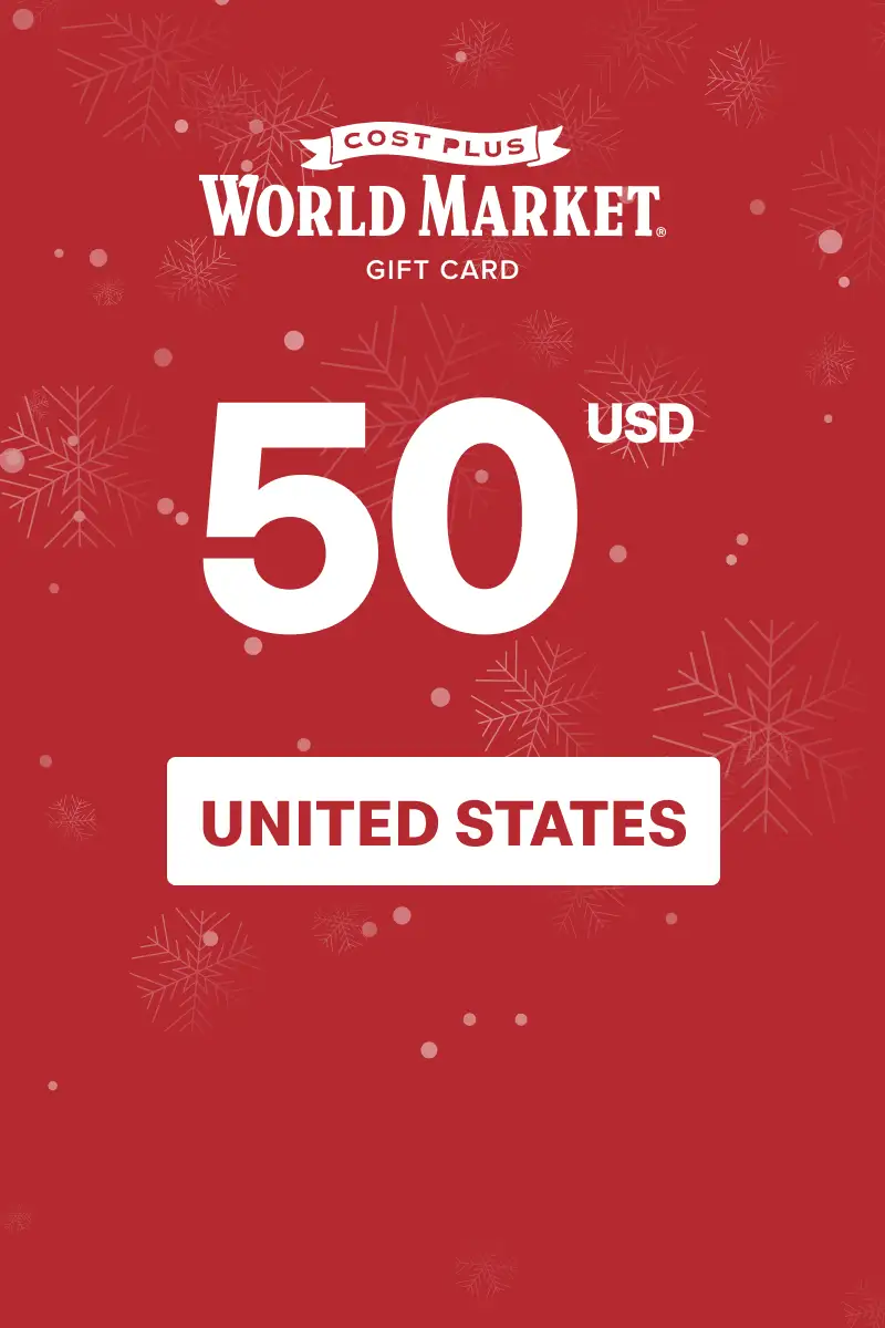 Cost Plus World Market 50 USD Gift Card (United States) - Digital Key