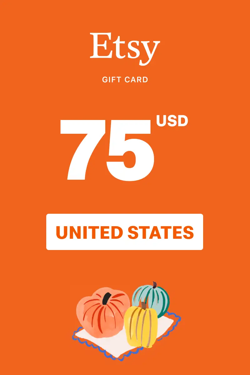 Etsy 75 USD Gift Card (United States) - Digital Key