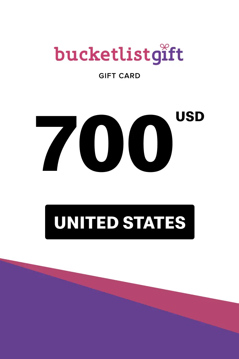 BucketlistGift 700 USD Gift Card (United States) - Digital Key