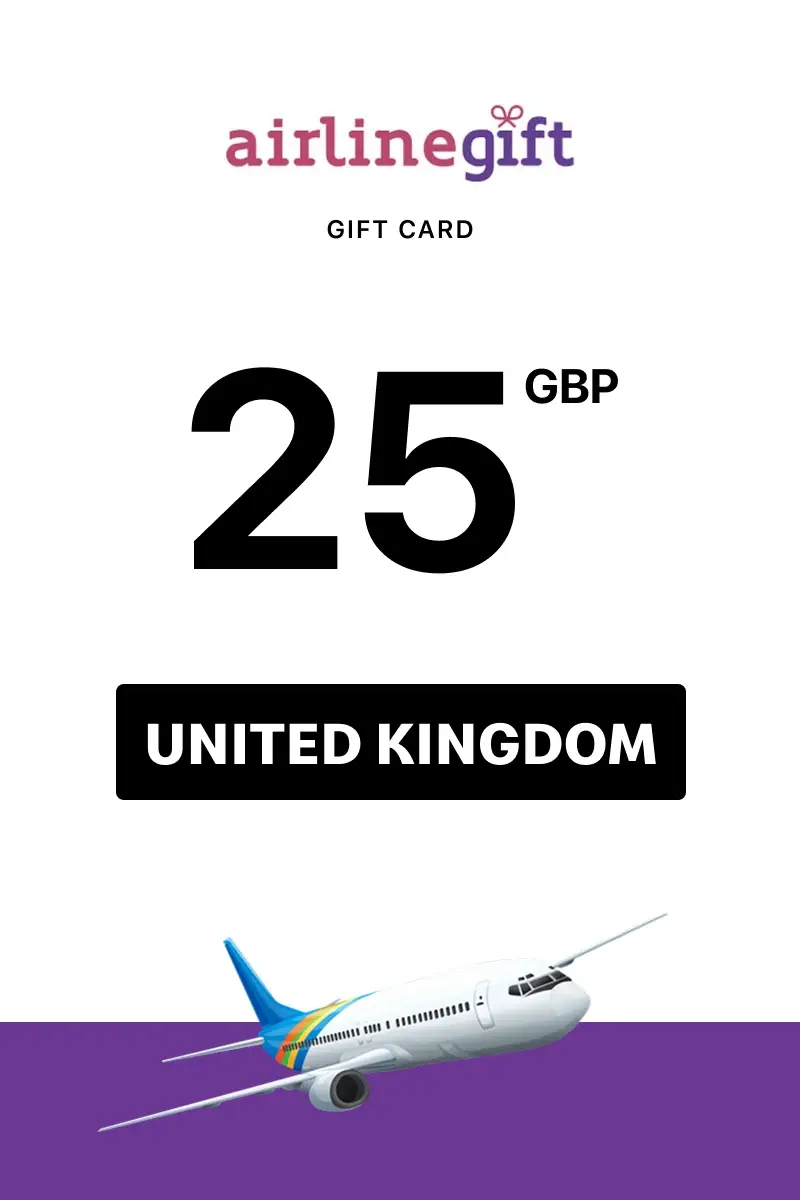 Airline Gift 25 GBP Gift Card (United Kingdom) - Digital Key