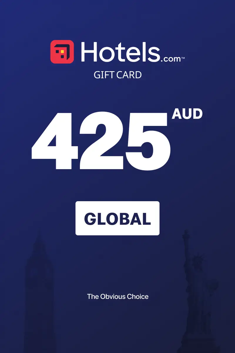 Hotels.com 425 AUD Gift Card (Global) - Digital Key