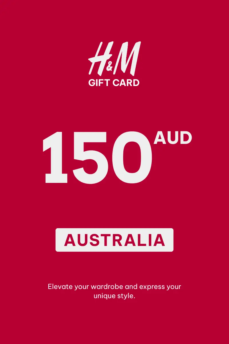 HandM 150 AUD Gift Card (Australia) - Digital Key