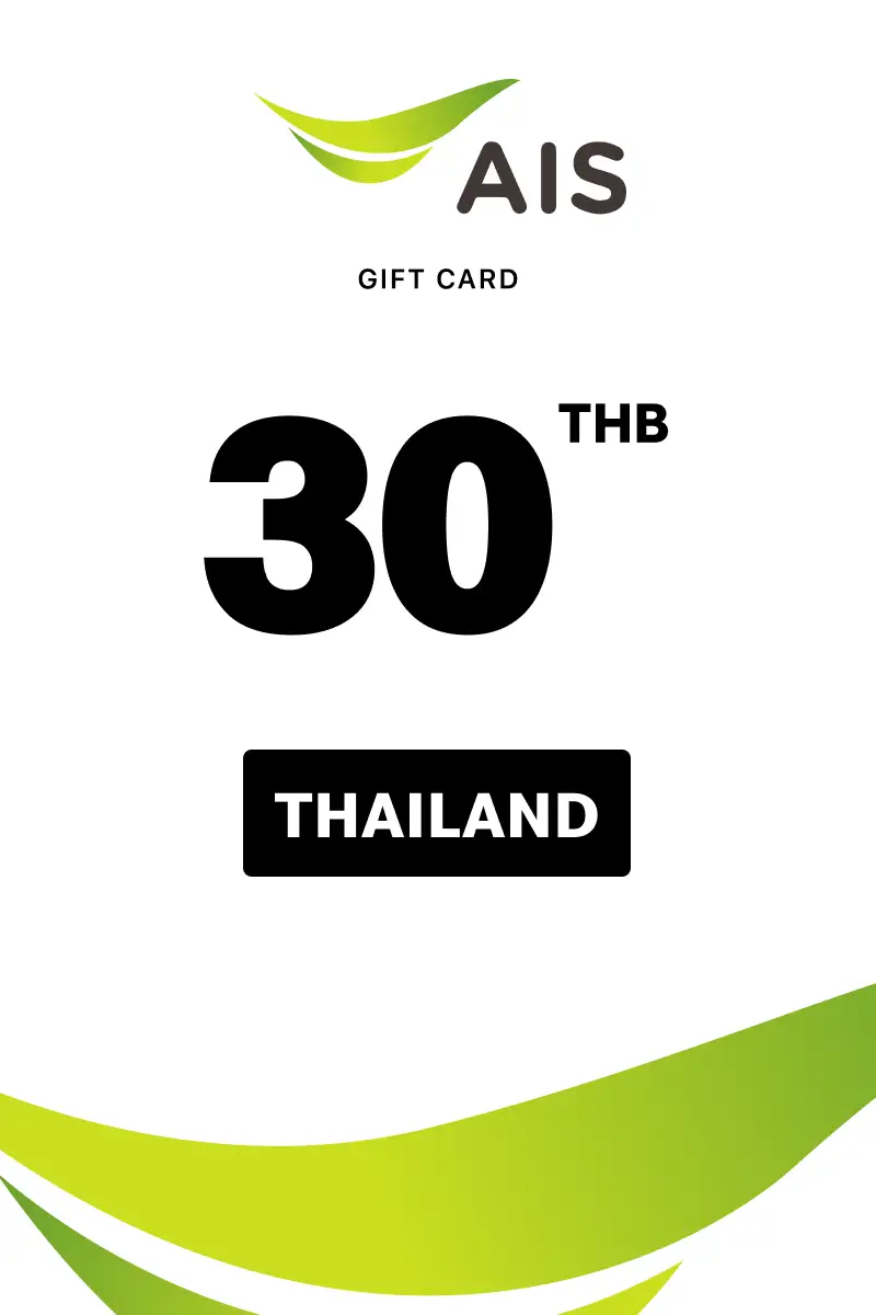 AIS 30 THB Gift Card (Thailand) - Digital Key