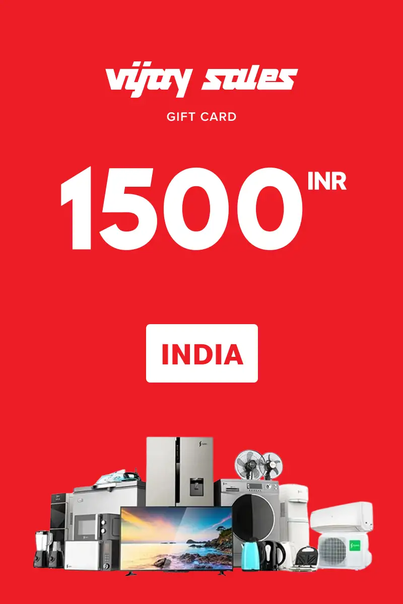 Vijay Sales 1500 INR Gift Card (India) - Digital Key