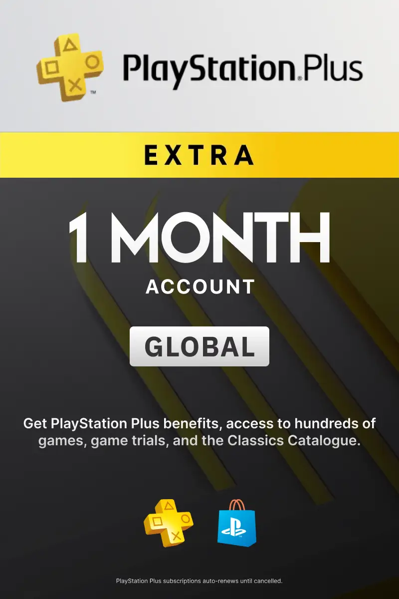 PlayStation Plus Extra 1 Month Membership Global  PSN Account