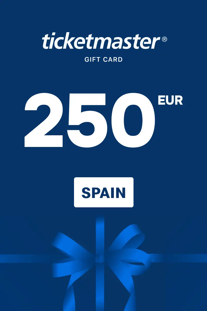 Ticketmaster 250 EUR Gift Card (Spain) - Digital Key