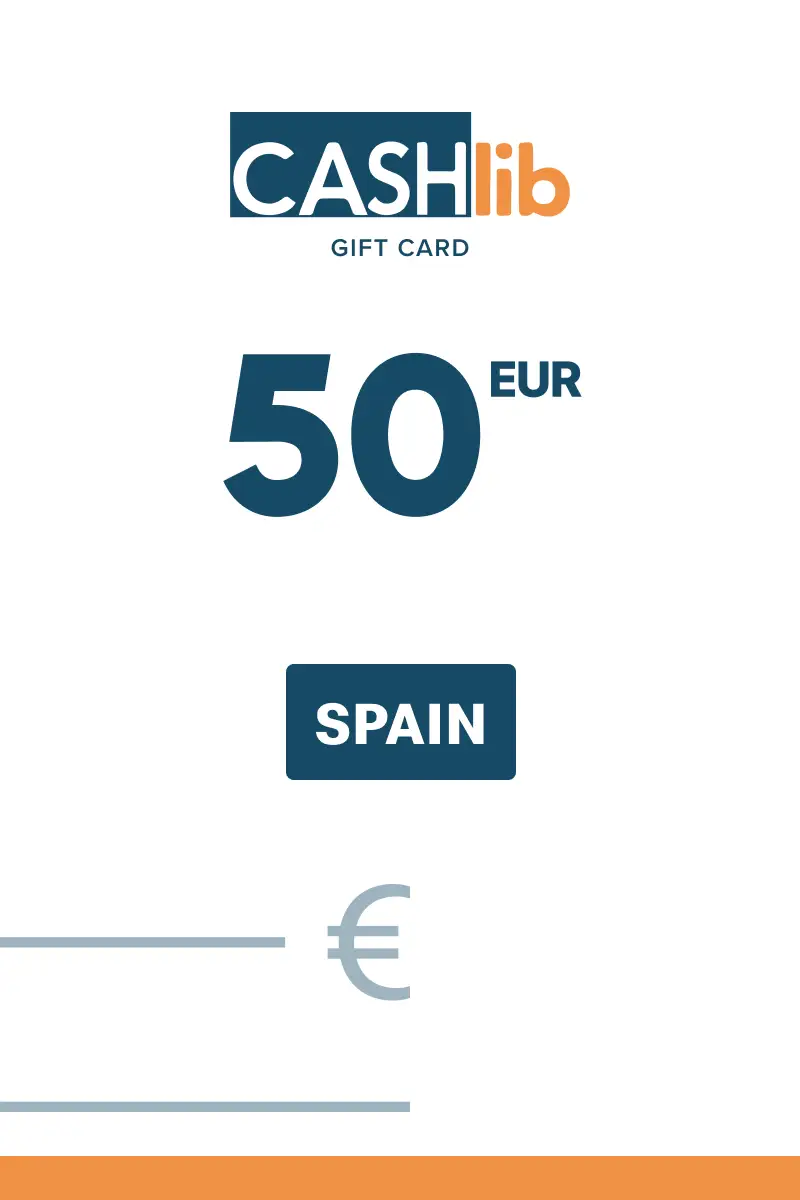 CASHlib 50 EUR Gift Card (Spain) - Digital Key
