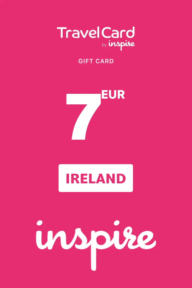 TravelCard by Inspire 7 EUR Gift Card (Ireland) - Digital Key