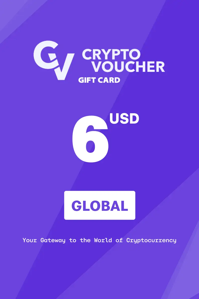 Crypto Voucher (USDC) 6 USD Gift Card (Global) - Digital Key