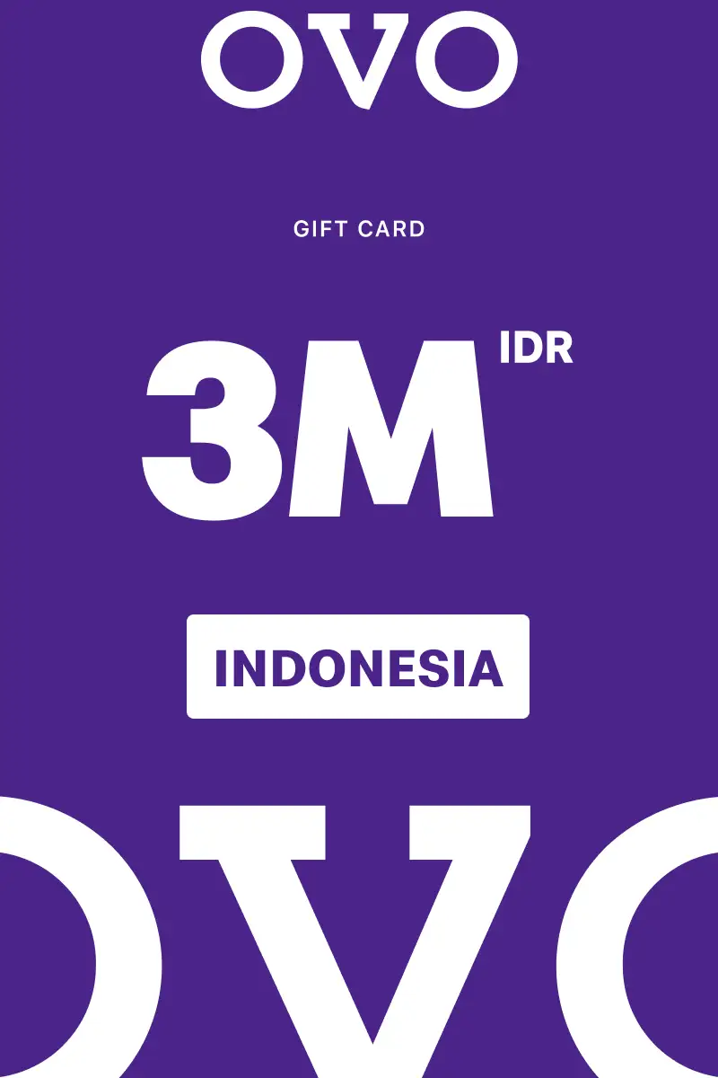 Ovo Cash 3000000 IDR Gift Card (Indonesia) - Digital Key