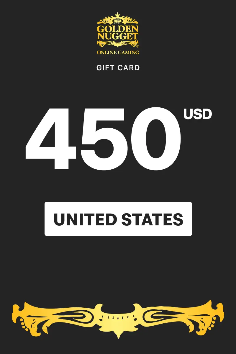 Golden Nugget Casino 450 USD Gift Card (United States) - Digital Key