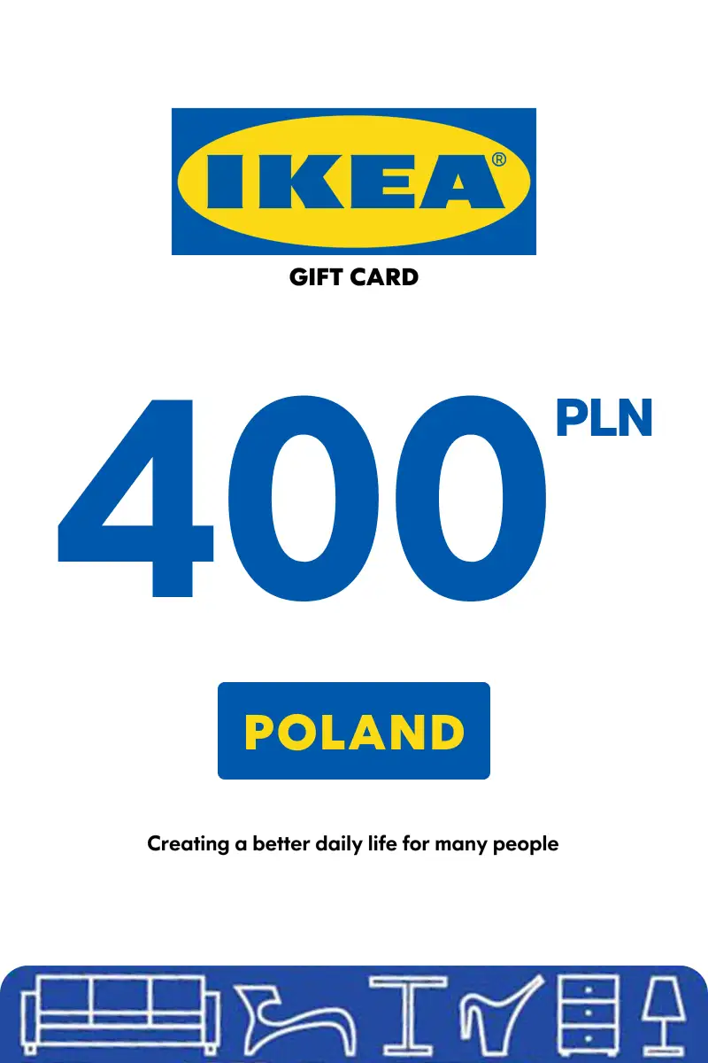 IKEA 400 PLN Gift Card (Poland) - Digital Key