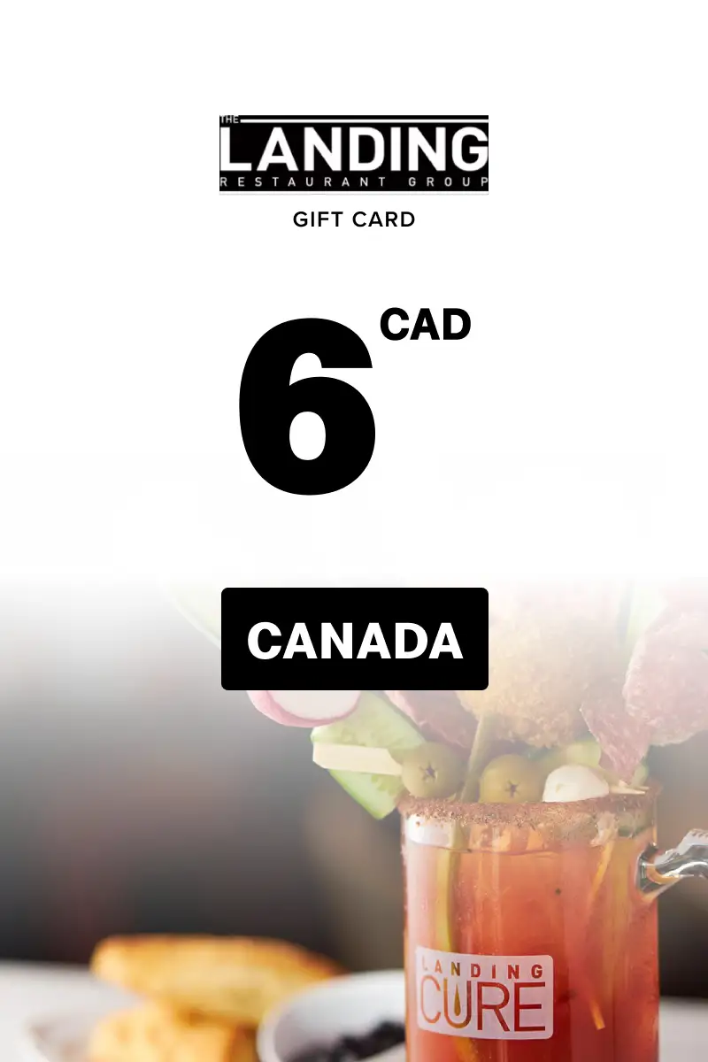 The Landing Group of Restaurants 6 CAD Gift Card (Canada) - Digital Key