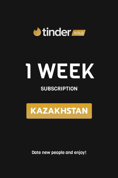 Tinder Gold 1 Week Subscription (Kazakhstan) - Digital Key