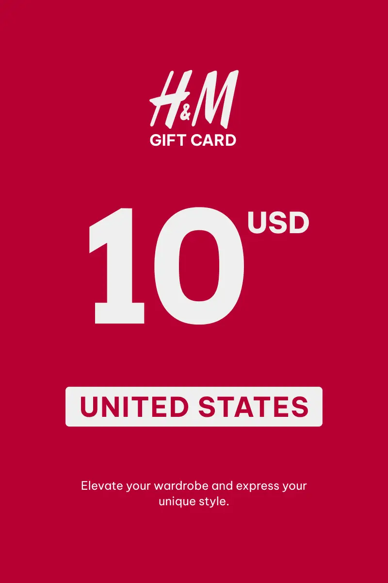HandM 10 USD Gift Card (United States) - Digital Key