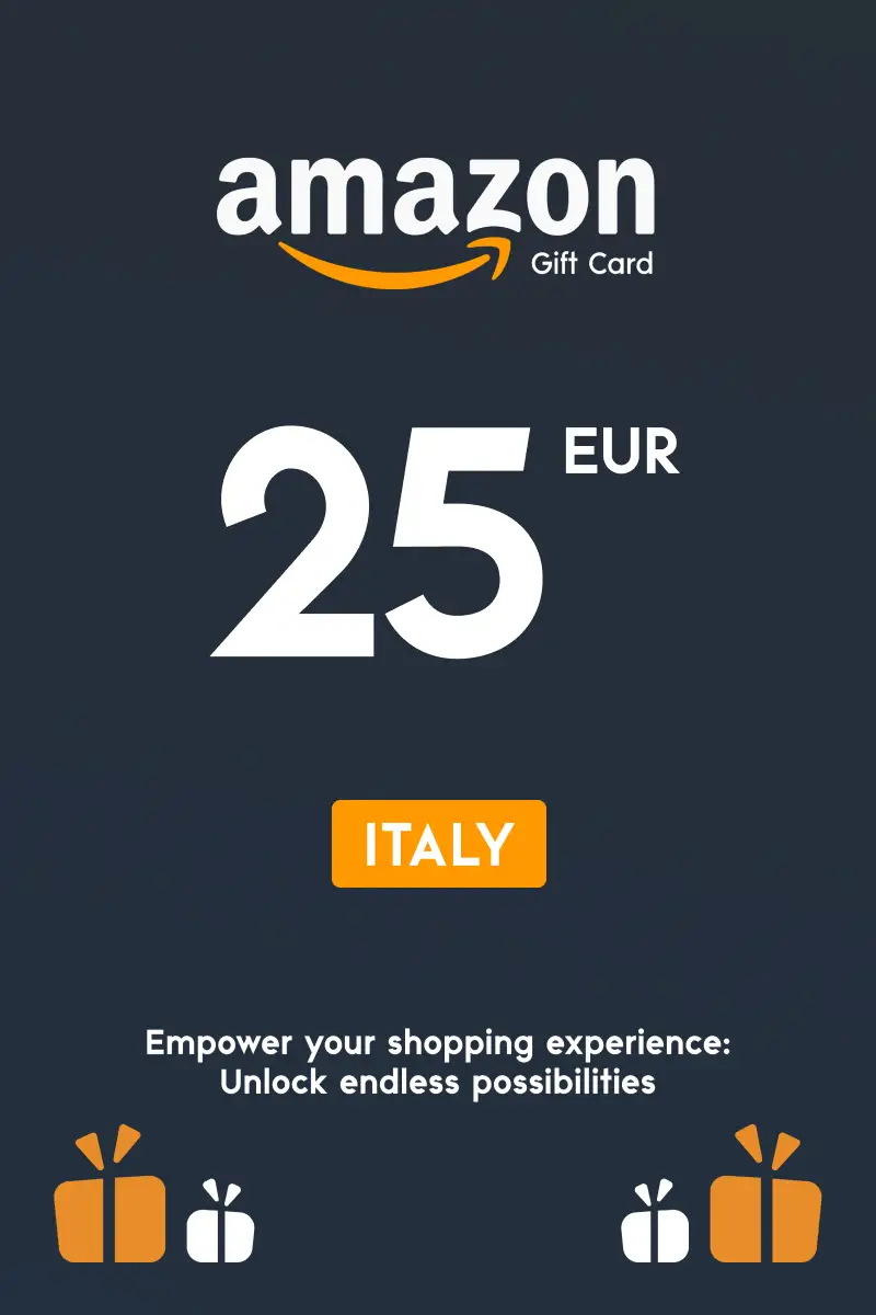 Amazon 25 EUR Gift Card (Italy) - Digital Key