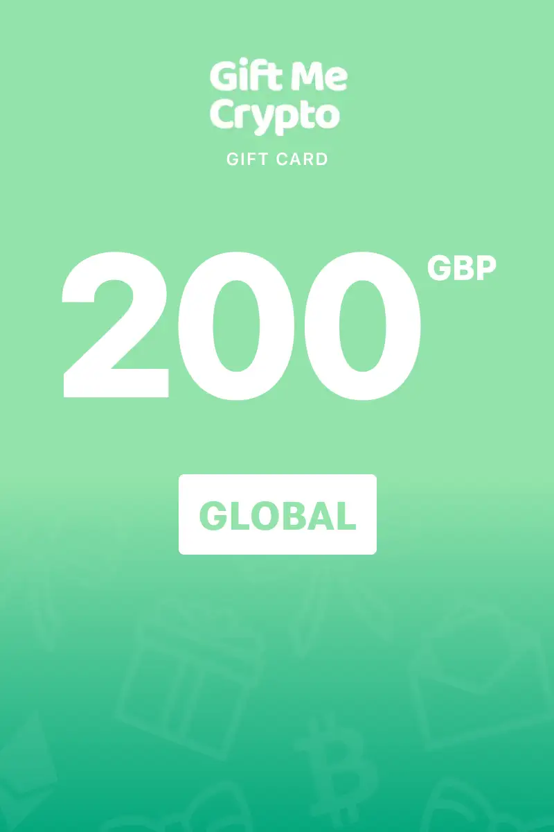 Gift Me Crypto 200 GBP Gift Card (Global) - Digital Key