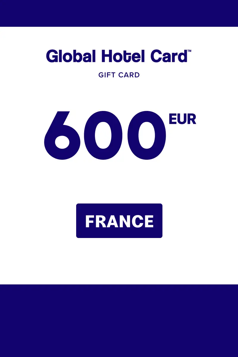 Global Hotel Card 600 EUR Gift Card (France) - Digital Key