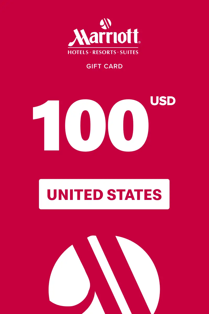 Marriott Hotels 100 USD Gift Card (United States) - Digital Key