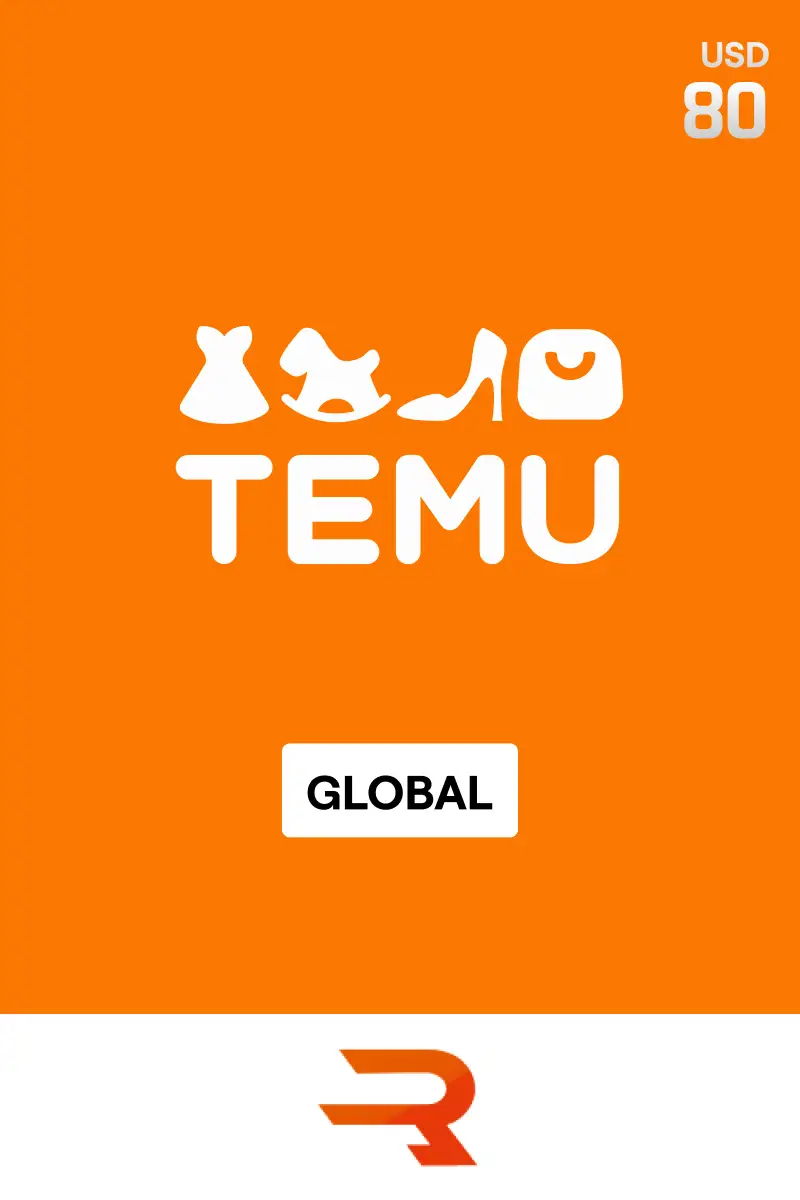 Rewarble Temu 80 USD Gift Card (Global) - Rewarble - Digital Key
