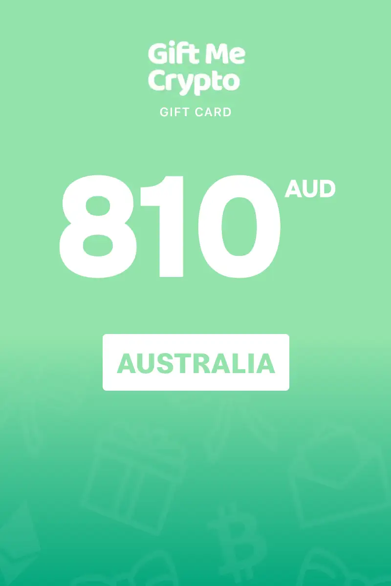 Gift Me Crypto 810 AUD Gift Card (Australia) - Digital Key