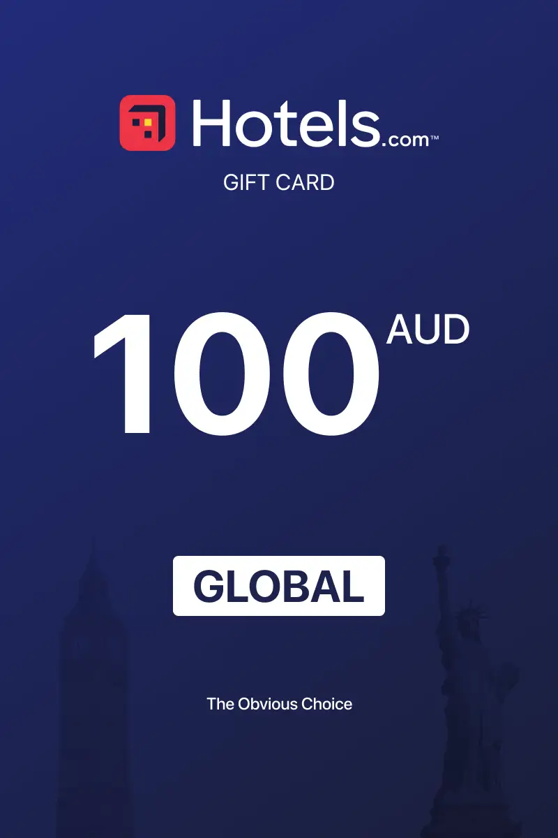 Hotels.com 100 AUD Gift Card (Global) - Digital Key