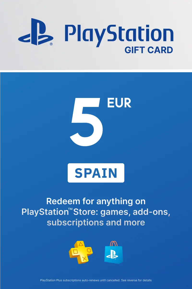 PlayStation Store 5 EUR Gift Card (Spain) - Digital Key