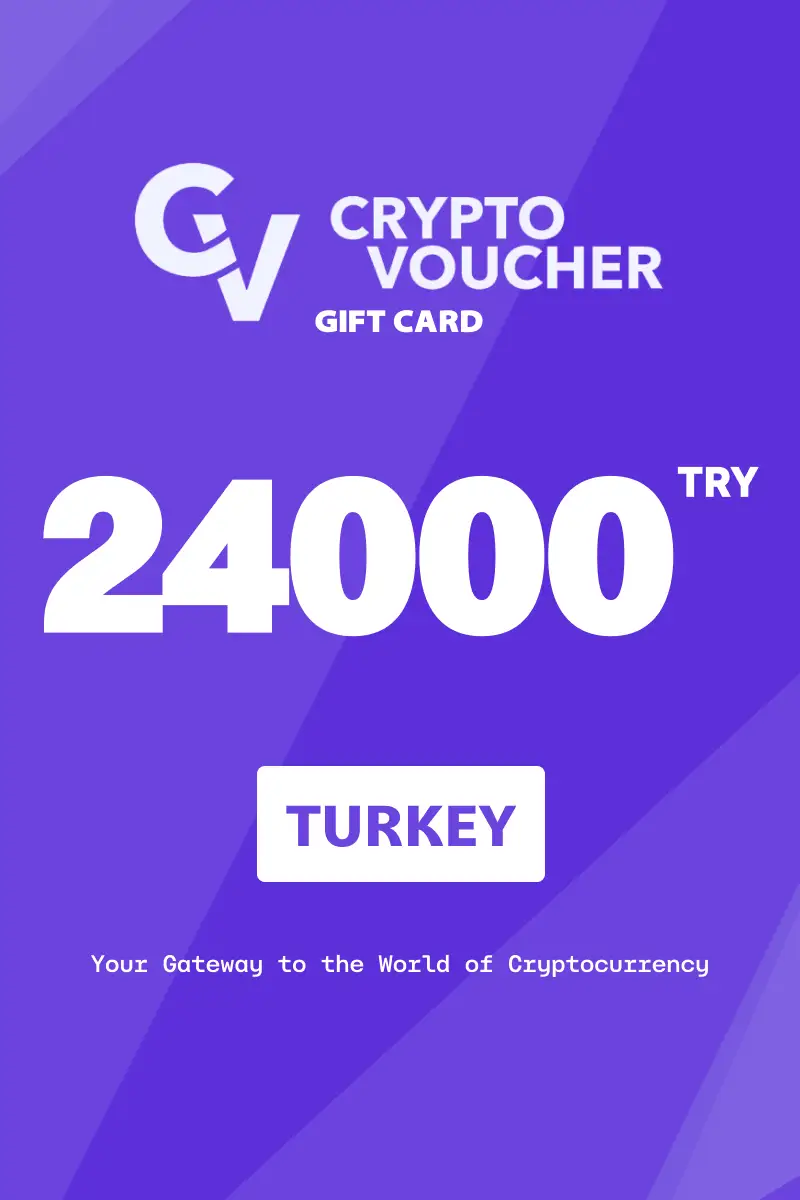 Crypto Voucher 24000 TRY Gift Card (Turkey) - Digital Key