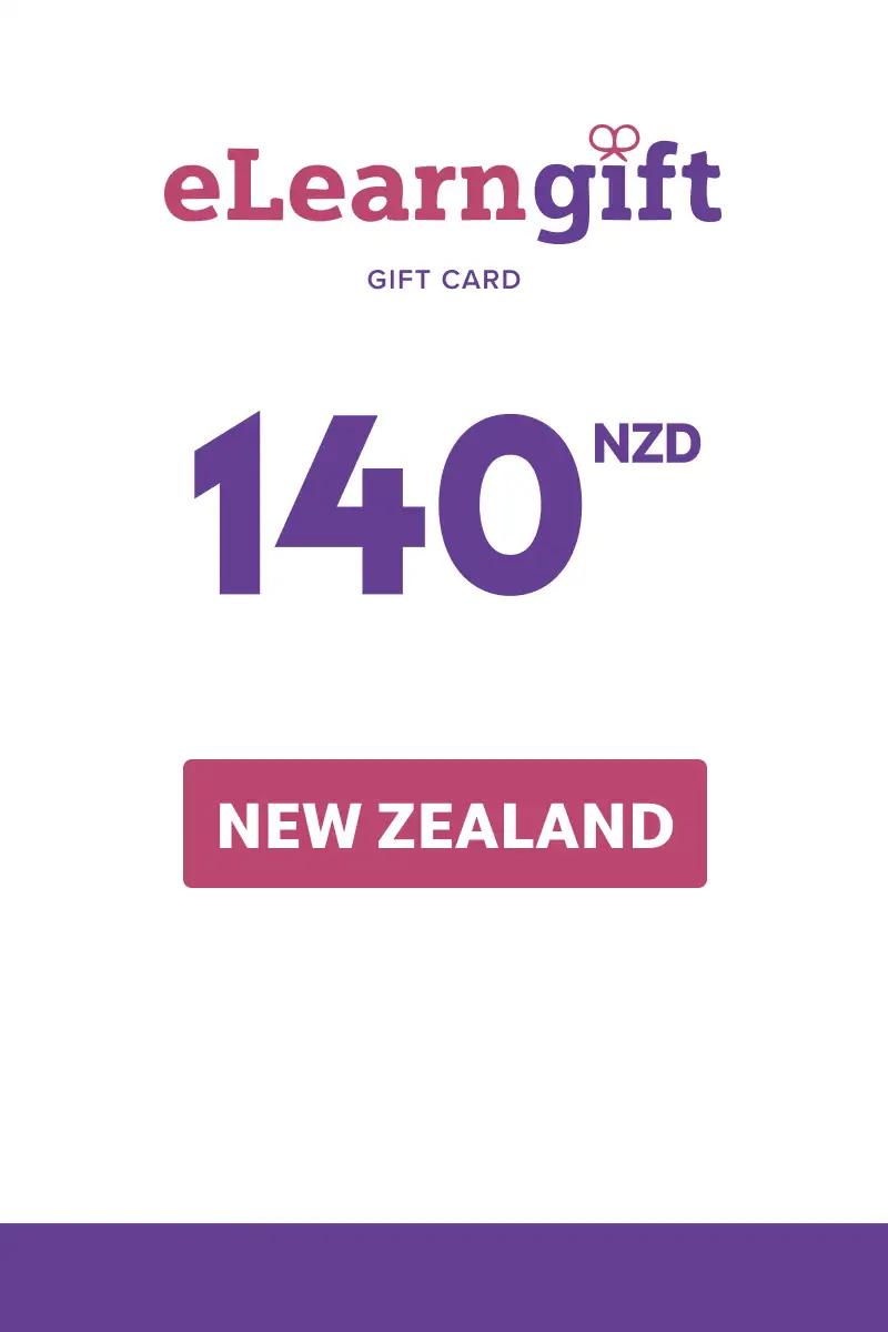 eLearnGift 140 NZD Gift Card (New Zealand) - Digital Key