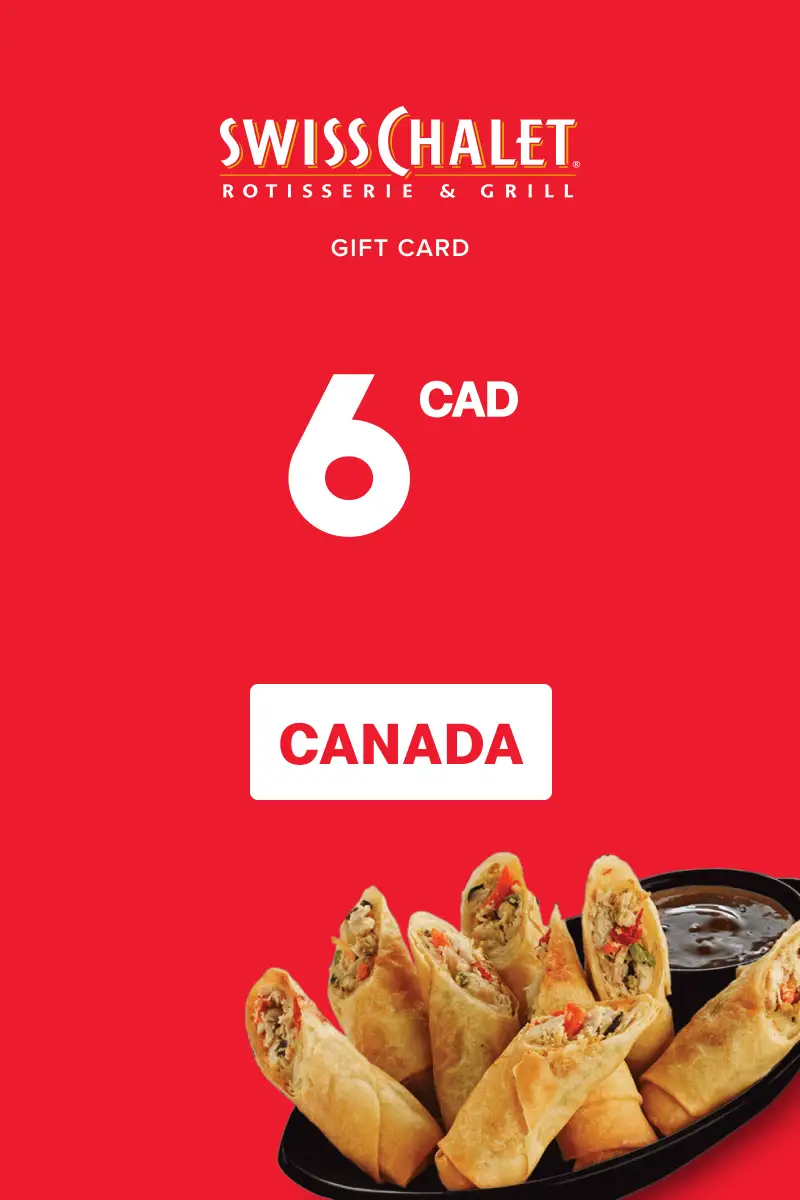 Swiss Chalet 6 CAD Gift Card (Canada) - Digital Key
