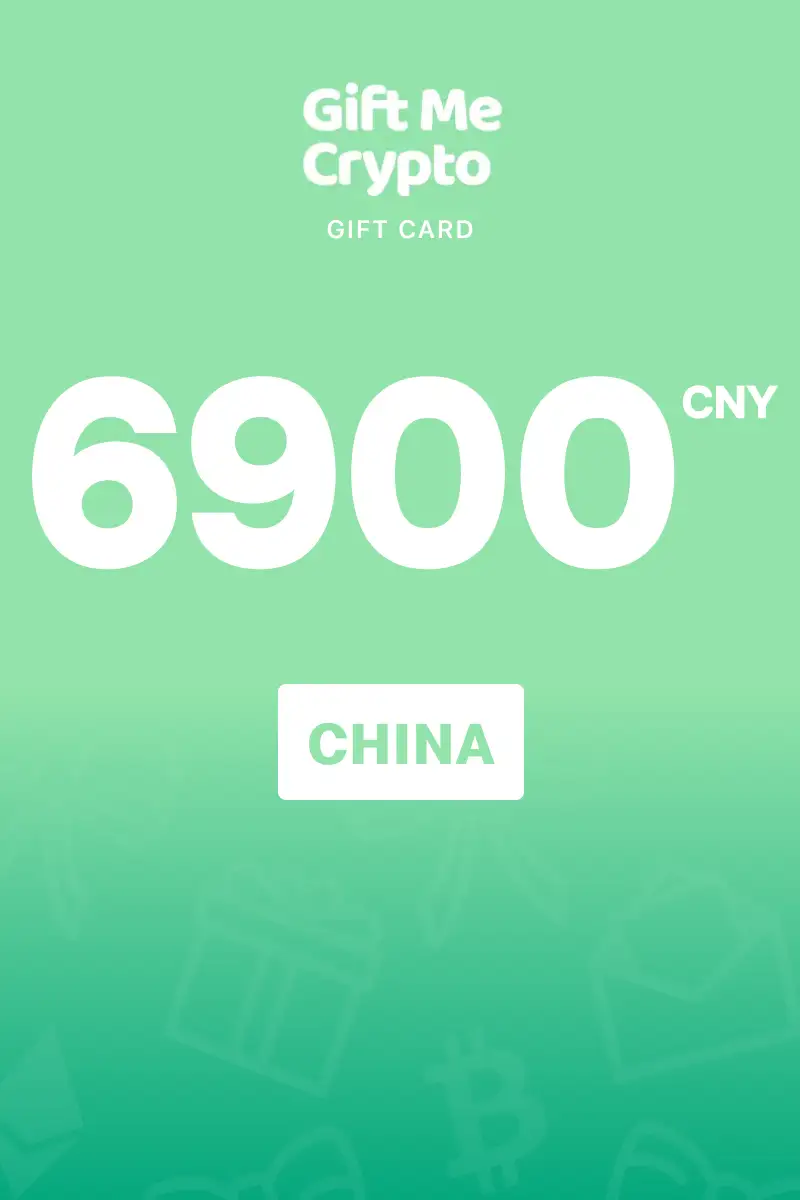 Gift Me Crypto 6900 CNY Gift Card (China) - Digital Key