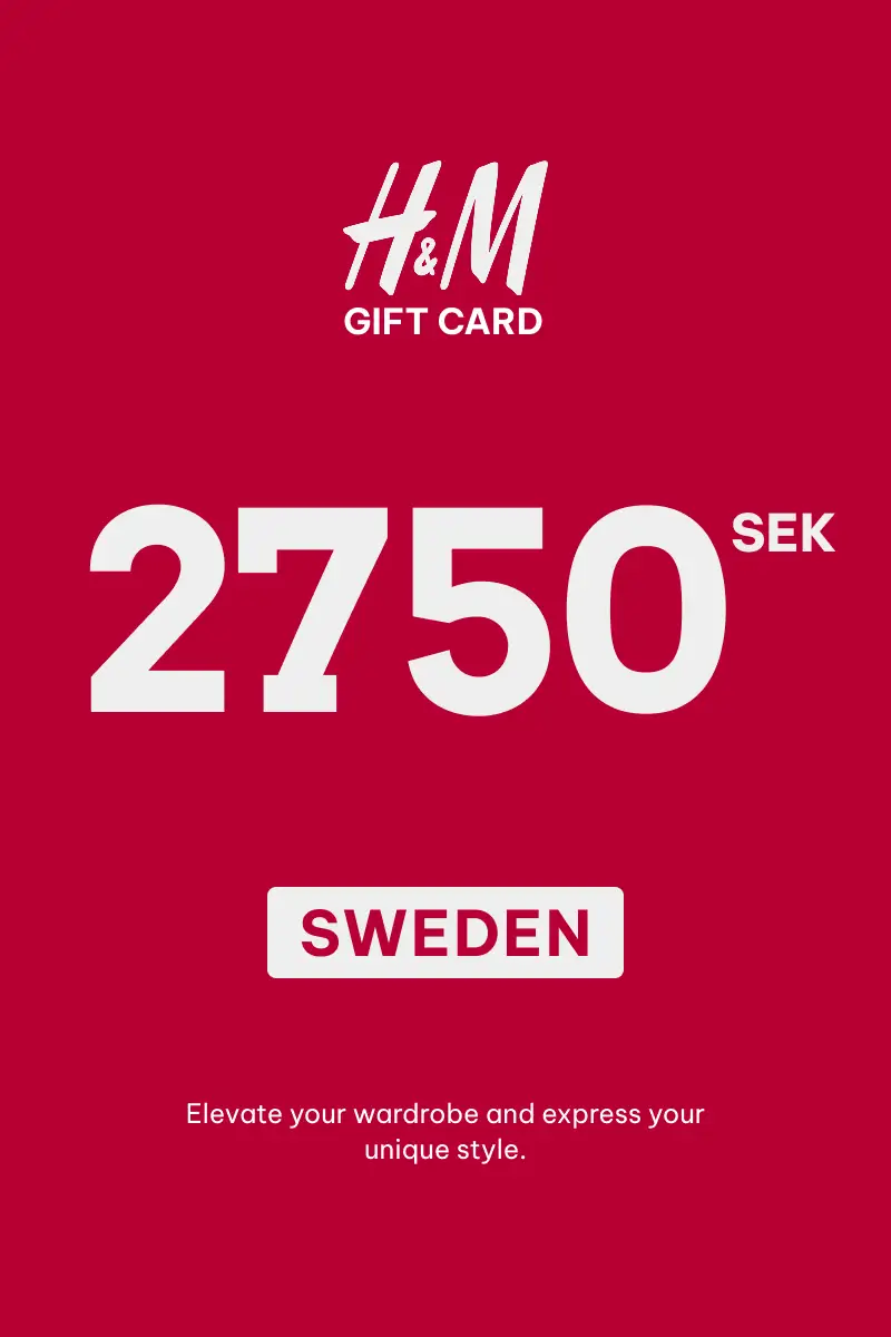 HandM 2750 SEK Gift Card (Sweden) - Digital Key