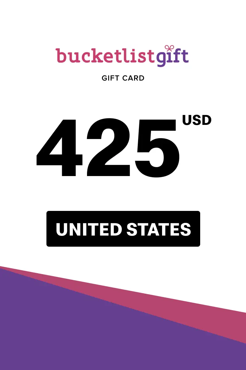 BucketlistGift 425 USD Gift Card (United States) - Digital Key