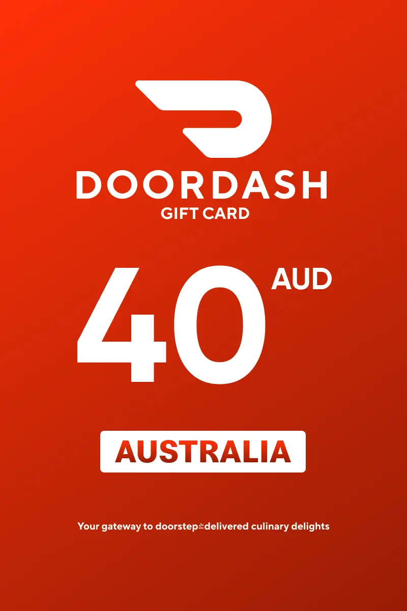 DoorDash 40 AUD Gift Card (Australia) - Digital Key
