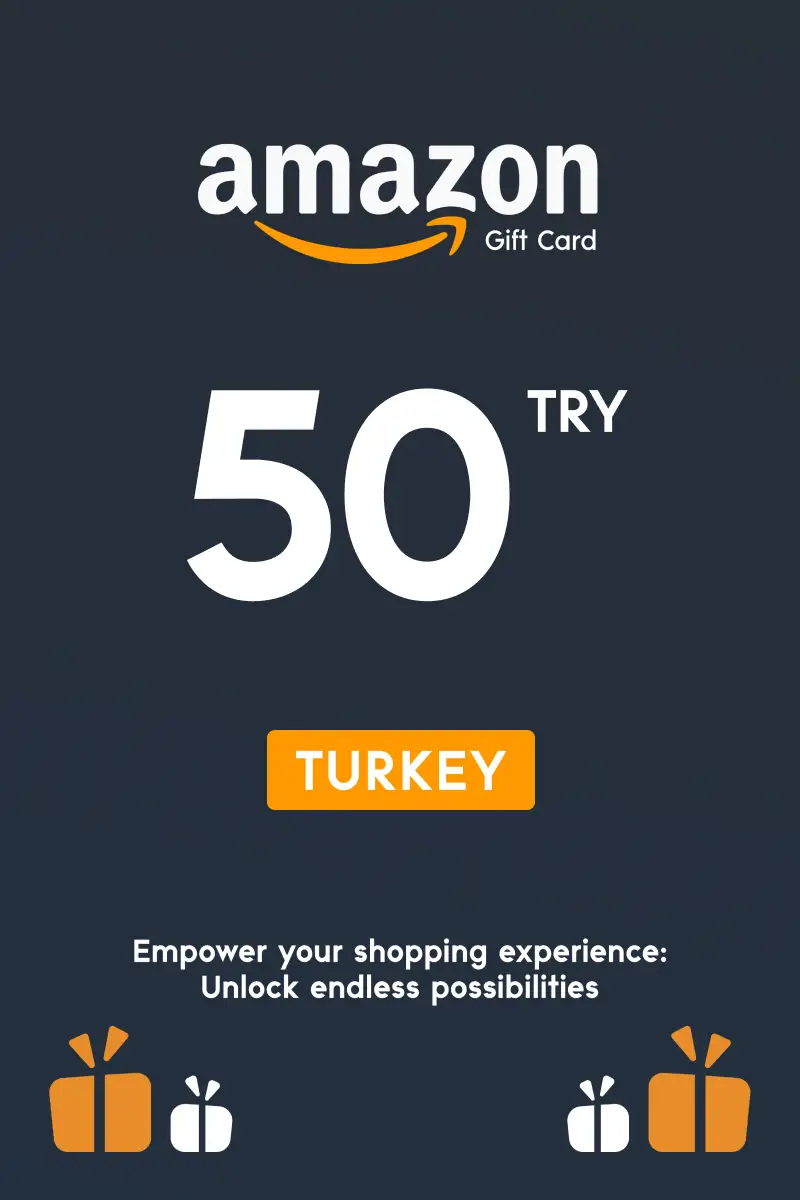 Amazon 50 TRY Gift Card (Turkey) - Digital Key