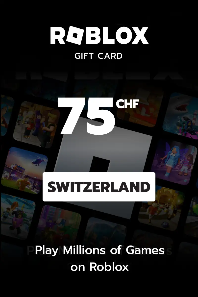 Roblox 75 CHF Gift Card (Switzerland) - Digital Key