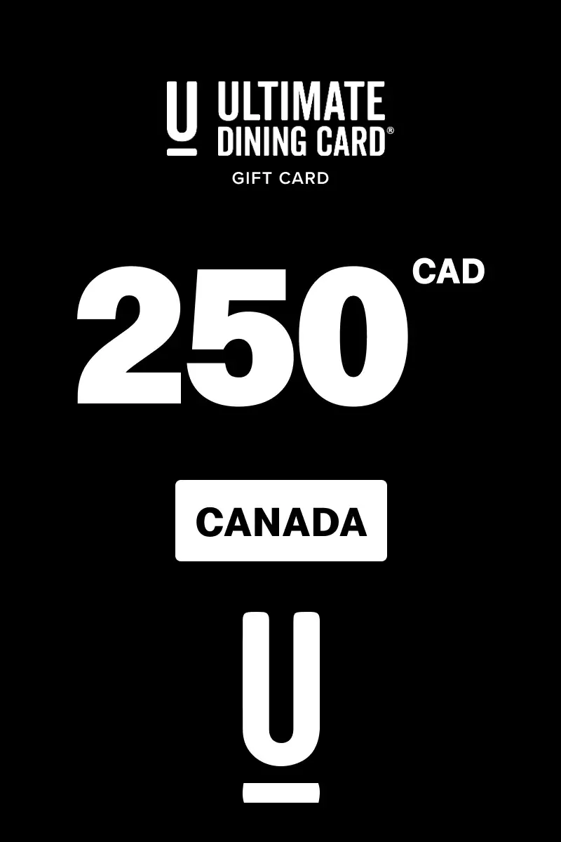 The Ultimate Dining 250 CAD Gift Card (Canada) - Digital Key