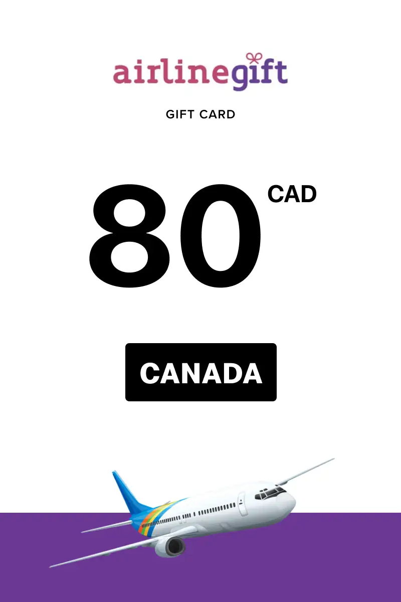 Airline Gift 80 CAD Gift Card (Canada) - Digital Key