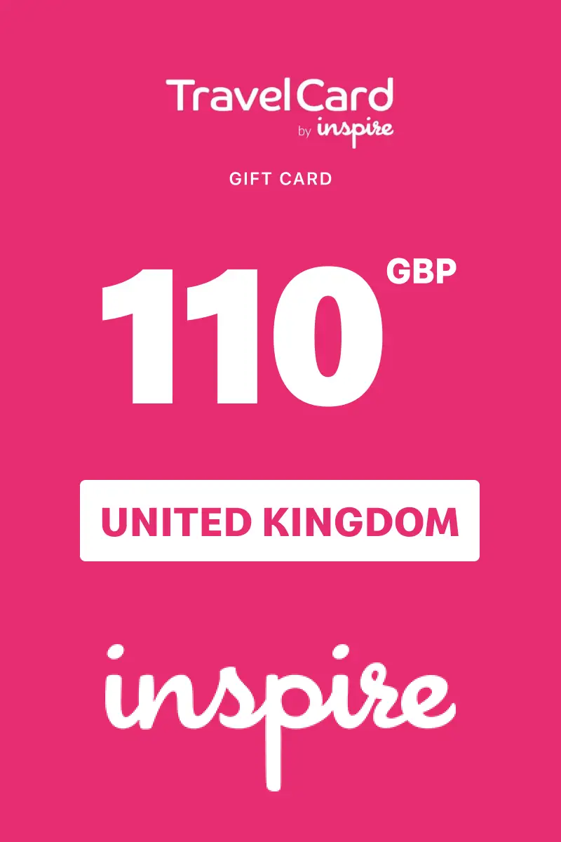 TravelCard by Inspire 110 GBP Gift Card (United Kingdom) - Digital Key