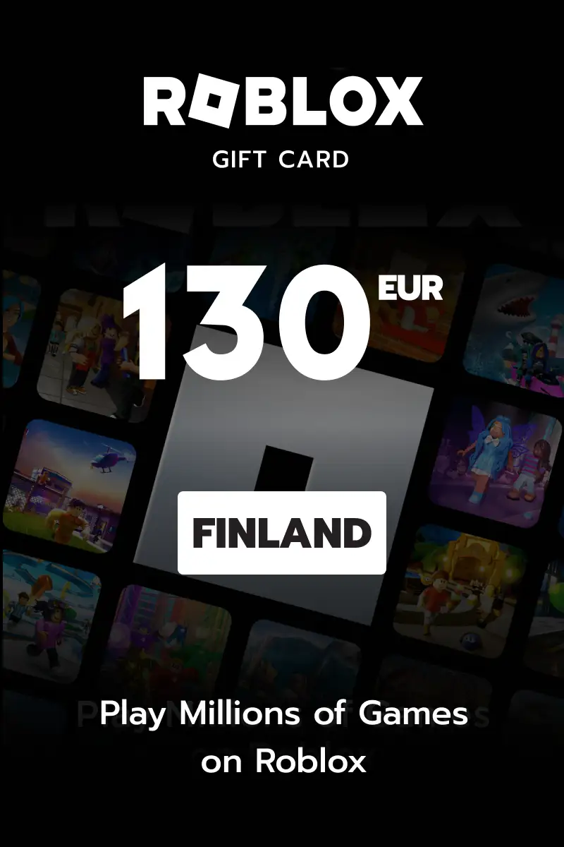 Roblox 130 EUR Gift Card (Finland) - Digital Key