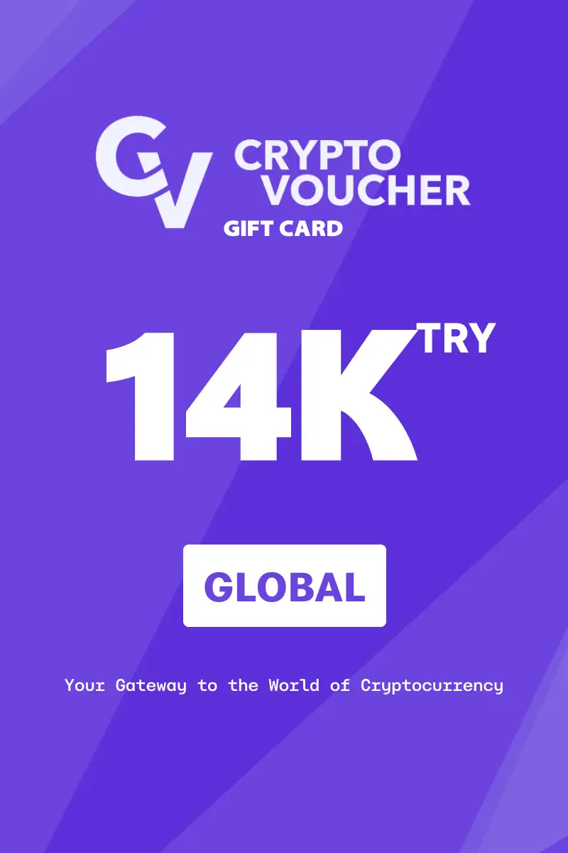 Crypto Voucher 14000 TRY Gift Card (Global) - Digital Key