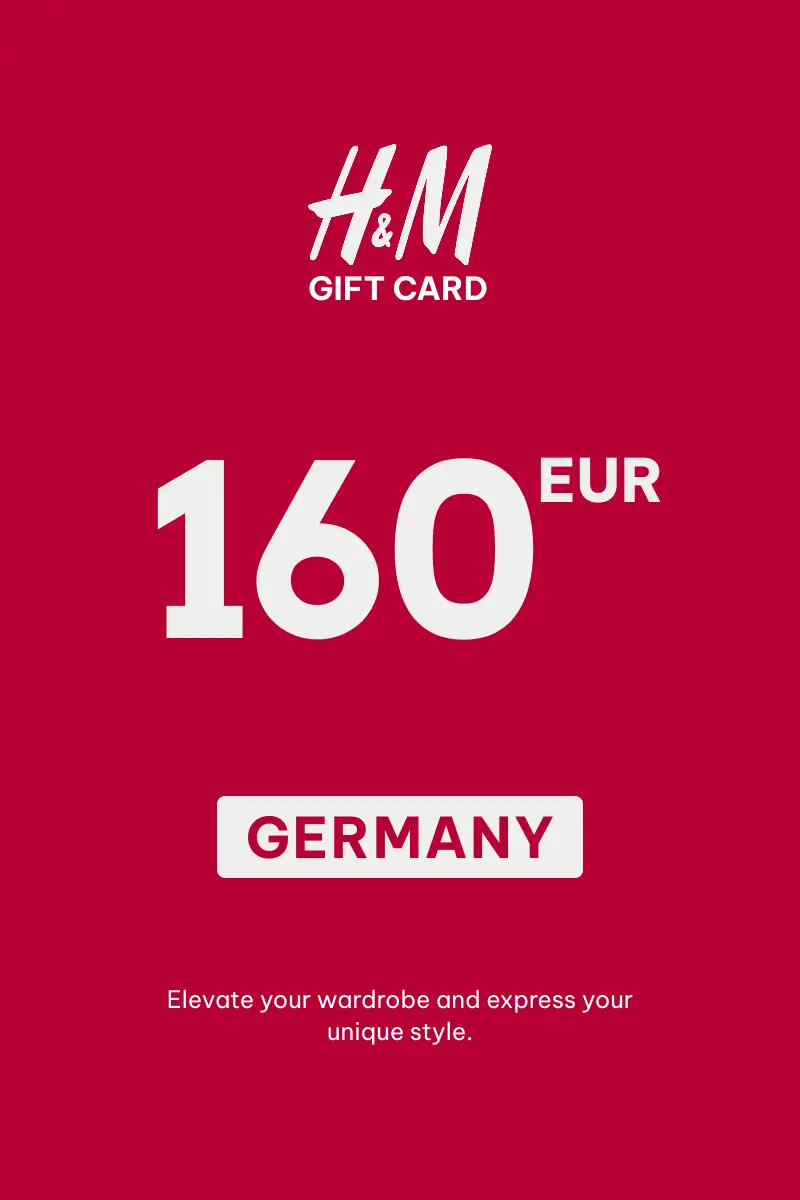 HandM 160 EUR Gift Card (Germany) - Digital Key