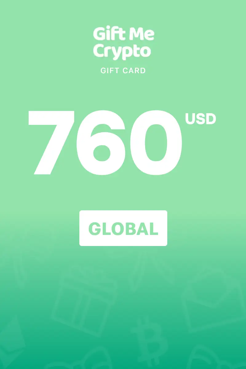 Gift Me Crypto 760 USD Gift Card (Global) - Digital Key