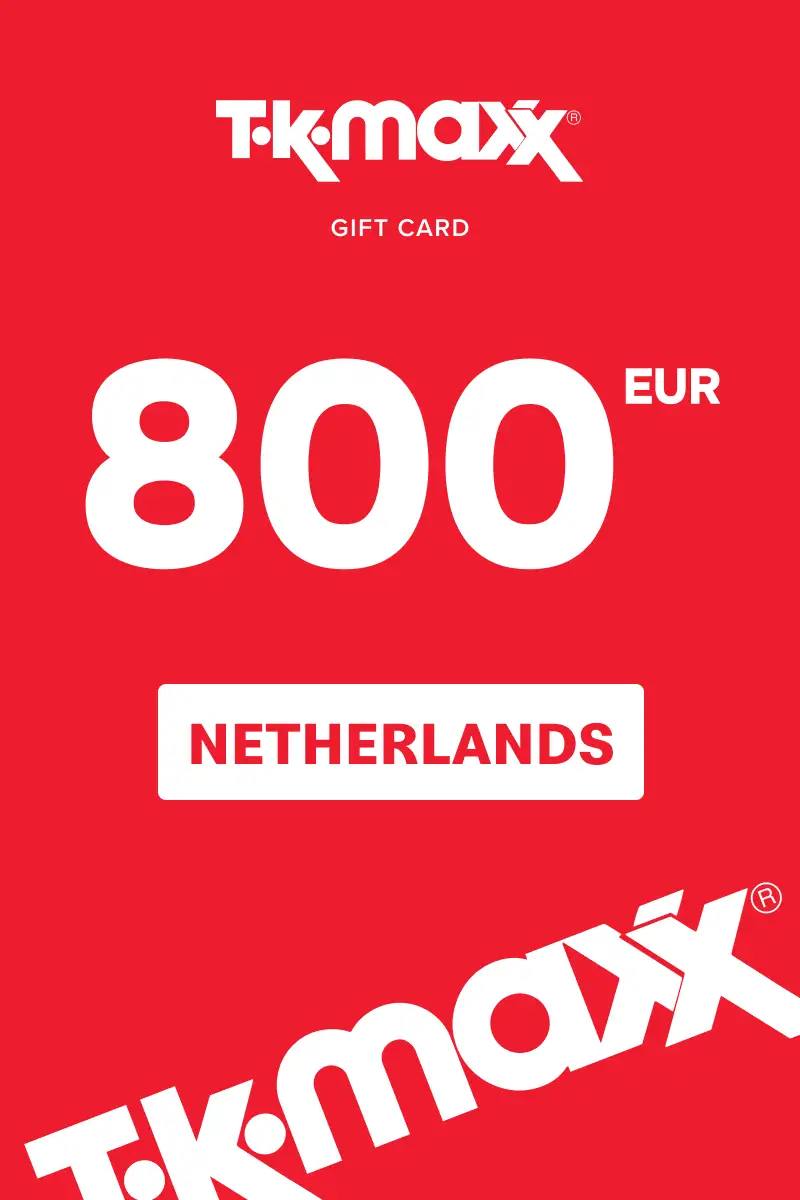 TK Maxx 800 EUR Gift Card (Netherlands) - Digital Key