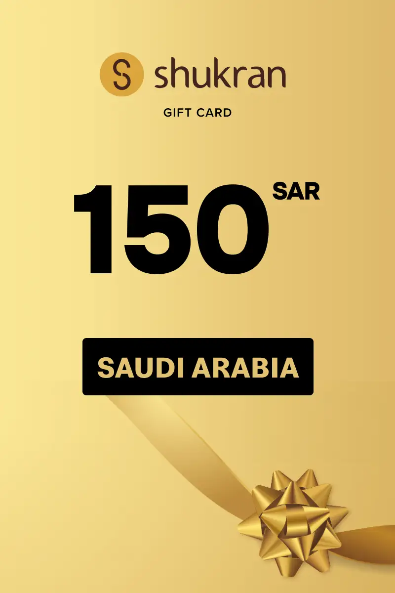 Shukran 150 SAR Gift Card (Saudi Arabia) - Digital Key